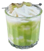 Nhãn Dừa Cốm Đá Xay